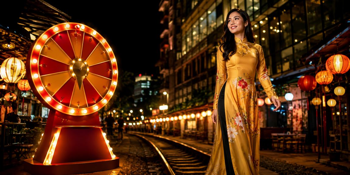 Không khí chợ đêm Hà Nội sôi động với người tham gia chương trình may mắn trực tuyến