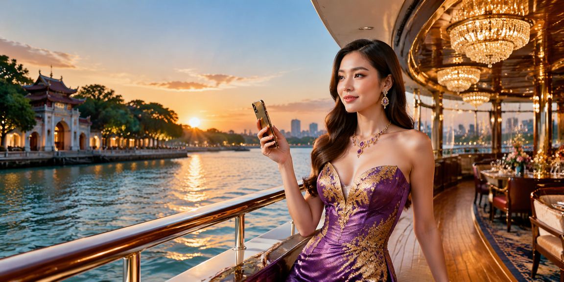 Người dùng tại Hà Nội đang đăng ký tài khoản và tìm hiểu ưu đãi trên điện thoại